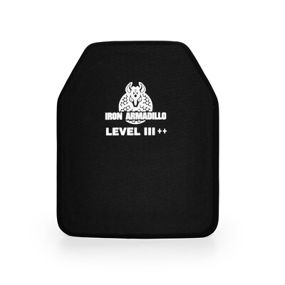 Pair Of Iron Armadillo Level III++ Ceramic Rifle Plates 10x12" – Stops .30-06, Lightweight