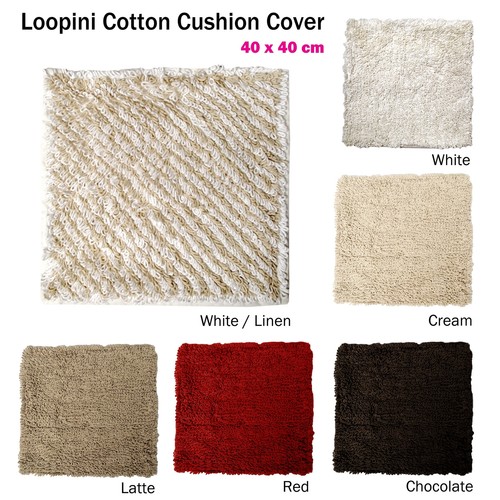 Cubierta de cojín Loopini aplicada 100 % algodón 40 x 40 cm - Imagen 2 de 15