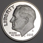 2016-S Silver Proof Dime - 90% Silver - (PR) KM#195b - D16SS