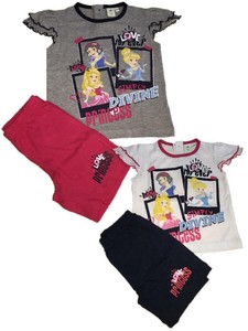 Ensemble Bebe Fille T Shirt Et Short Princesse Disney Ebay