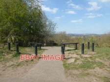 PHOTO  VIEWPOINT IN BURLISH TOP NATURE RESERVE A VIEW OVER THE SEVERN VALLEY FRO