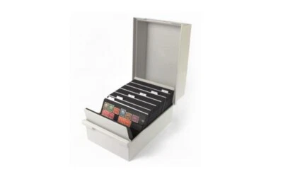 KOBRA-KS1-Kunststoff-Karteikasten-A5-leer-Für-bis-zu-450-Einsteckkarten