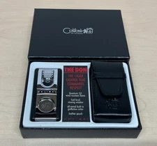 Vintage Colibri of London  “The Don” Cigar & Guillotine Cutter W/ Case Open Box