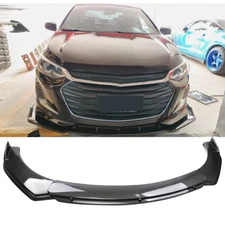 Front Bumper Lip Splitter Spoiler Body Kit Carbon Fiber For Chevrolet Onix 21-24