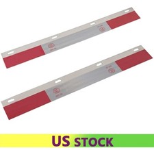 2PCS 24 x 3 Aluminum Mud Flap Hanger Reflecti...