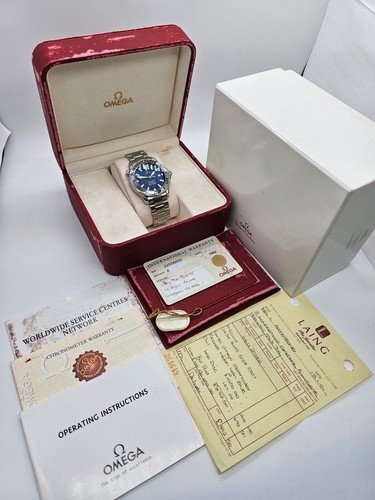 OMEGA Seamaster 300 Pro Blue Men's Watch - 2255.80.00, 2001 Full Set, receipt - Picture 15 of 19