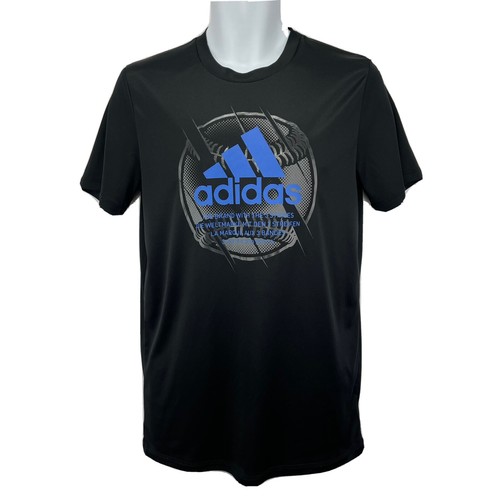 Adidas Baseball Athletic T Shirt / Men’s (S) Small Black Polyester