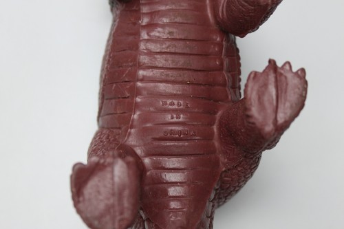 Juguete de dinosaurio Triceratops de plástico vintage - Imagen 7 de 7