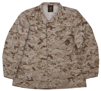 US Marine Corps MCCUU Desert Marpat Blouse Jacket Combat Frog Top USMC  Military