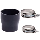 3" to 2.75" inch Black Silicone Reducer Coupler Turbo Pipe w/ 2x T-Bolt Clamps