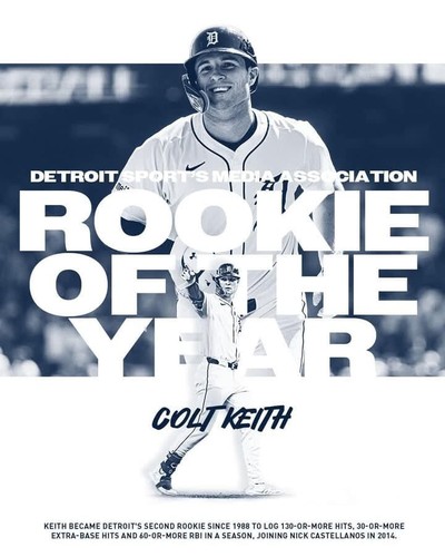 Colt Keith Signed Signature Card Detroit Tigers PSA/DNA Certified Authentic Auto - Picture 2 of 3