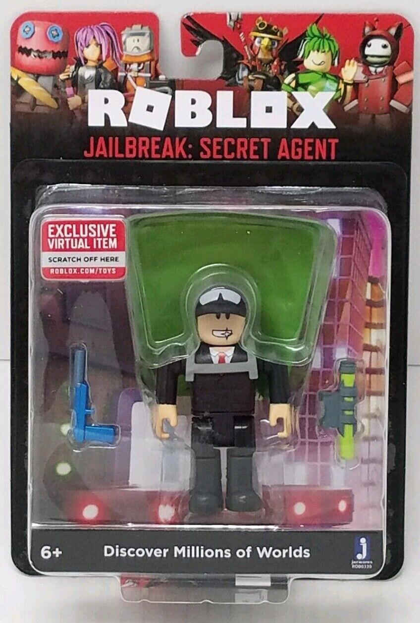 Boneco Roblox Jailbreak Agente Secreto Jazwares Original em