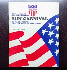 36th Annual Southwestern Sun Carnival Program Texas Tech vs Georgia Tech Footbal
