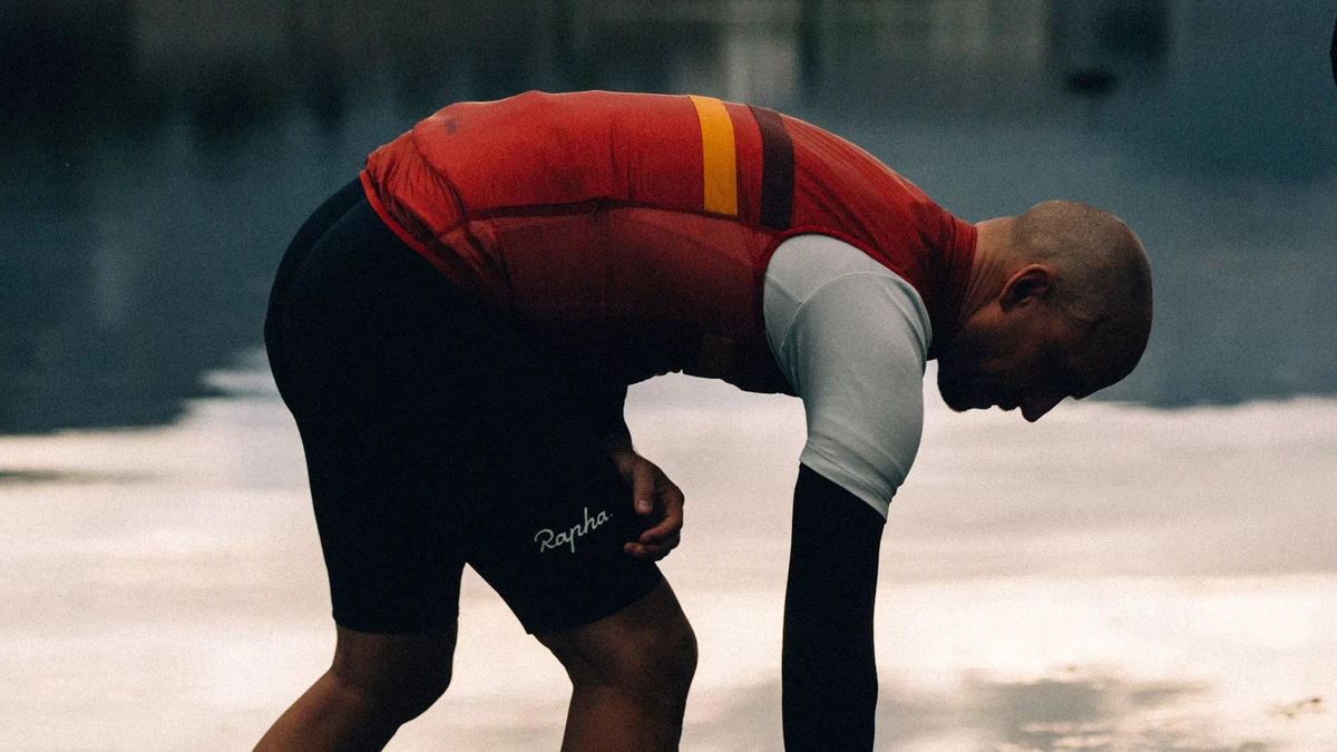 BNWT TERRACOTTA YELLOW BRICK RAPHA HI VIZ BREVET INSULATED CYCLING