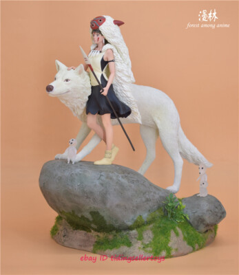 Princess Mononoke San 1/6 Painted Resin Statue Figure Forest Among