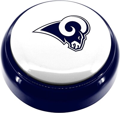 NFL Los Angeles Rams Sound Panic Button Press Play Rally Team Battle Song 3.5''