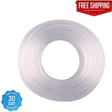 PVC Tubing 3/8"ID X 1/2"OD Flexible Clear Vinyl Hose 100 Feet For Food Grade NEW