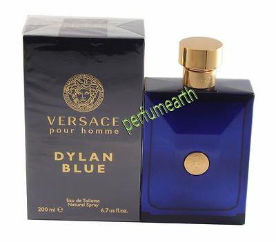 Versace Pour Homme Dylan Blue 6.7/6.8 oz/200 ml Men's Edt Spray New In Box