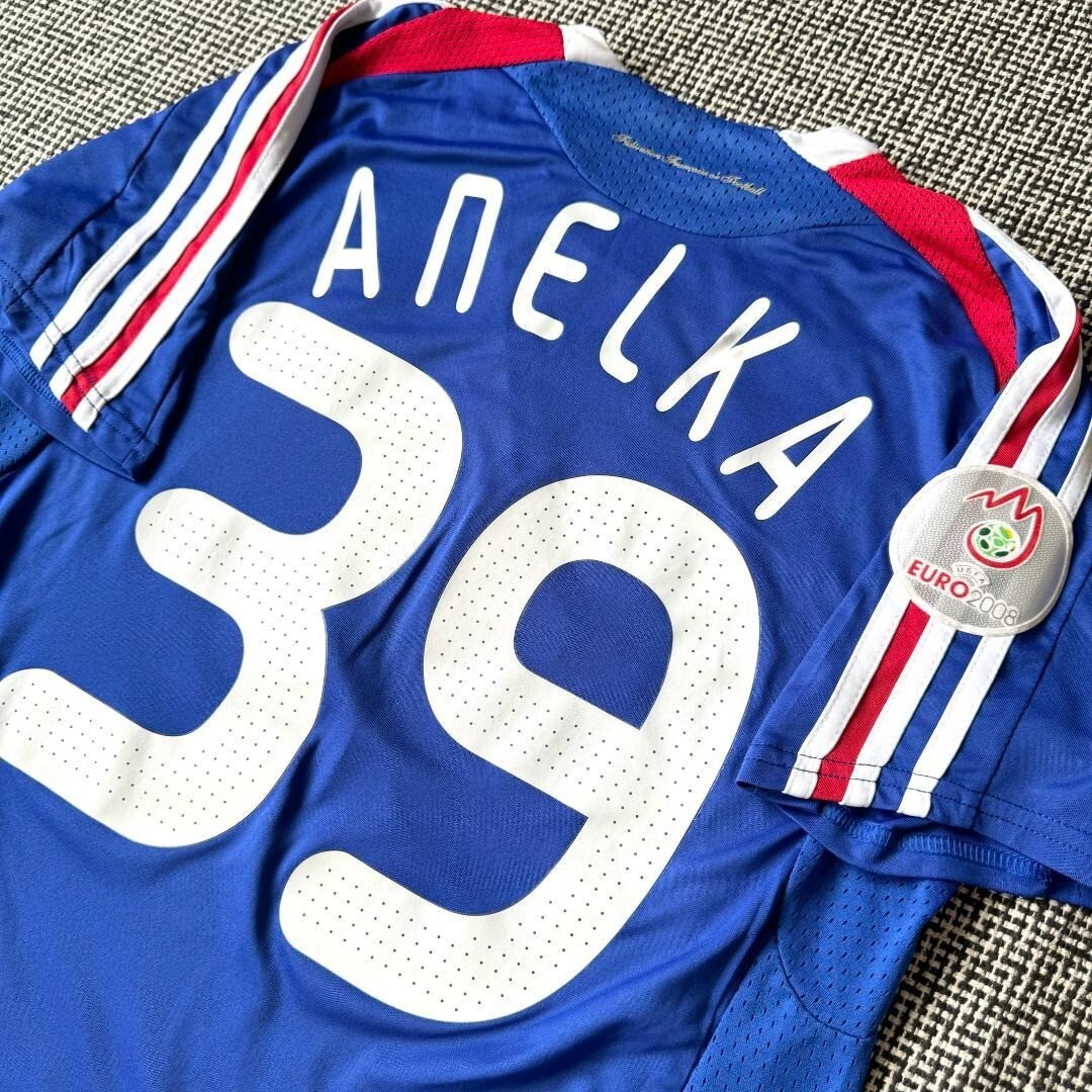 Nicolas Anelka France EURO 2008 Home Jersey #39 adidas Size M | eBay