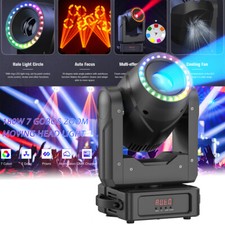 GdjRttk 180W LED Zoom Moving Head Beam Light RGBW DMX DJ Gobo Prism Stage Disco
