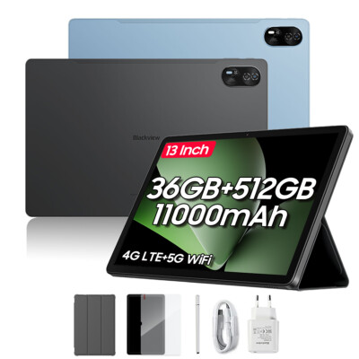 Blackview MEGA 8 Android 15 Tablet 13 Zoll 36GB+256GB/512GB 11000mAh Gemini AI