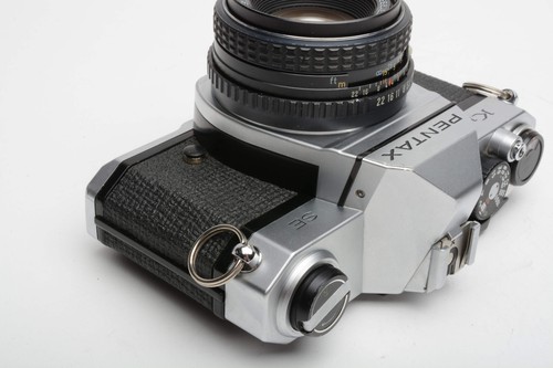 Pentax K1000 SE 35mm SLR w/50mm f2 lens, New seals, strap, Very clean, Tested - Picture 10 of 13