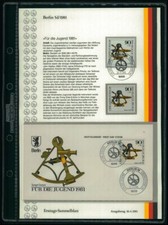 BERLIN ETSB 1981/05d ERSTTAGS-SAMMELBLATT 644 OPTISCHE INSTRUMENTE SEXTANT