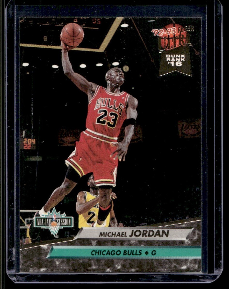 1992-93 Fleer Ultra NBA Jam Session Michael Jordan G13 Chicago Bulls #216