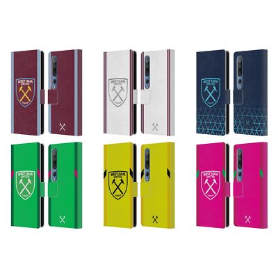 WEST HAM UNITED FC 2023/24 CREST KIT LEATHER BOOK WALLET CASE FOR XIAOMI PHONES