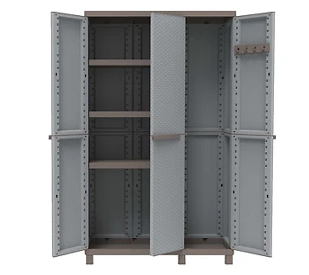 LINEA C-RATTAN ARMADIO PORTASCOPE TERRY A TRE ANTE CM. 102x39xh170