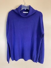 Vintage 80 s Milano Design Group Cowl Neck Soft Sweater Purple Women's 14/16 A3