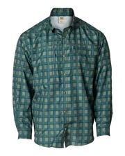 Banded Performance Fishing Emerald Plaid Shirt