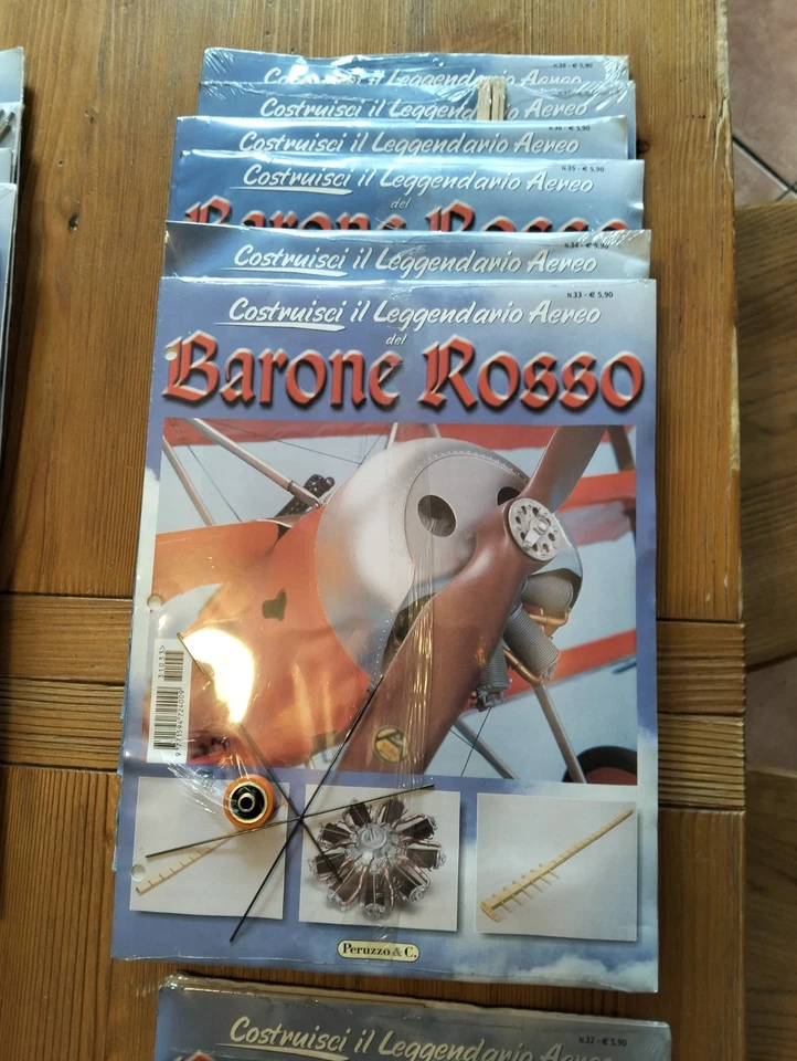 1/8 Hachette Fokker DR1 WW1 Barone Rosso - Immagine 4 di 4