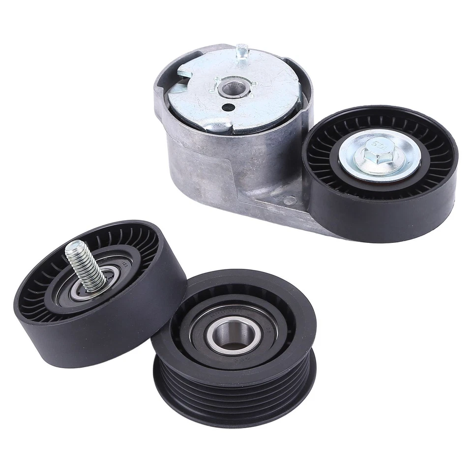 Kit de correa de transmisión Serpentine con tensor y polea loca para Chrysler Dodge 3,6 L V6 Foto 2 de 4