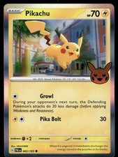 Pokemon Cards Pikachu 062/193 Trick or Trade BOOster Holo Promo NM