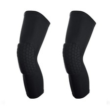 Basketball Knee Pads, 2 Pack Honeycomb Anti Collision Leg Compression Sleeves...