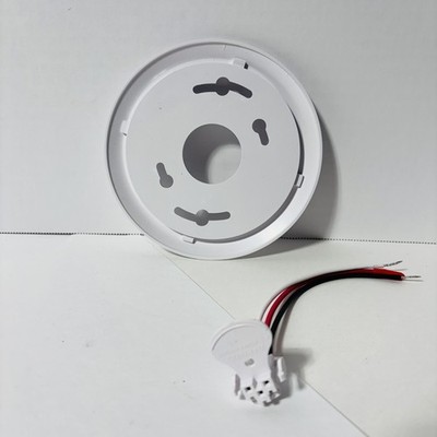 Kidde Standard Fire Smoke Detector Mounting Base with Direct Wire Connector