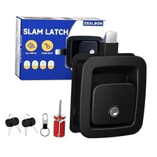 Heavy Duty RV Baggage Door Lock - Metal Slam Latch for 3.9''x 3.3'' Lock Hole 