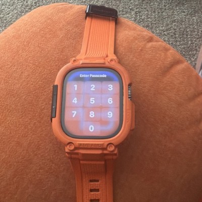 Apple Watch Ultra 2 49mm UNLOCKED Titanium Case With Orange Case And Band