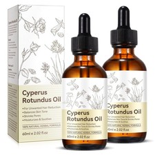 2PK Cyperus Rotundus Oil for Hair Removal Natural Herbal Hair Care Oil Aloe Vera