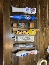 Mixed Brands Lot of 7 Beer Tap Handles/Knobs Miller Lite Coors Light Ommegang