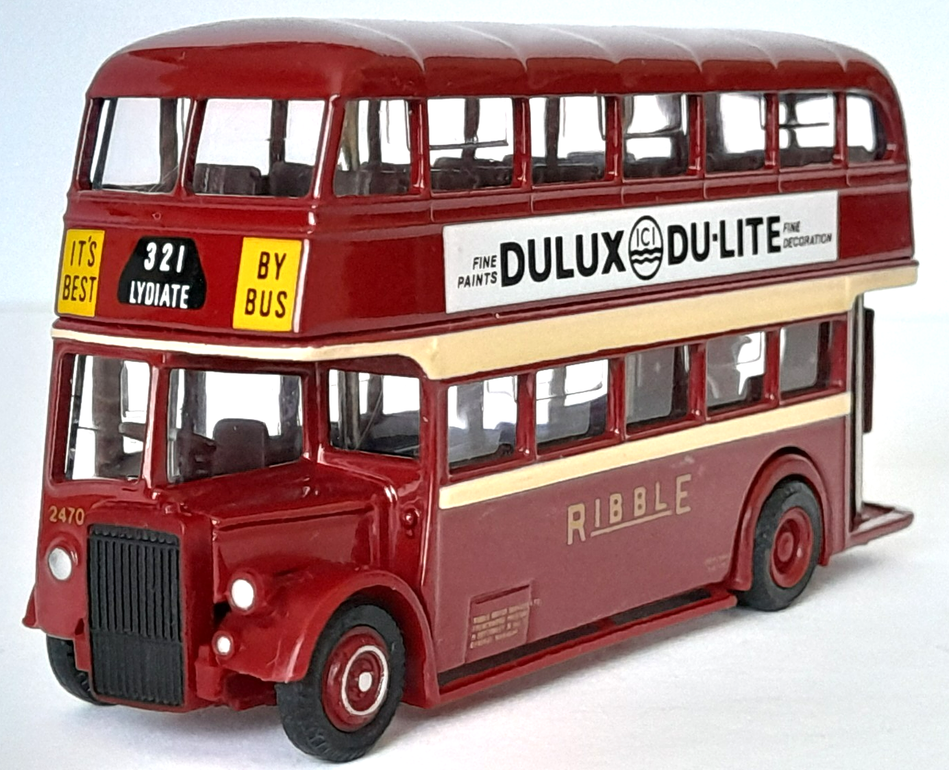 EFE 15902 Leyland Titan PD1 Highbridge Double Deck Bus - Ribble Motor - 1:76