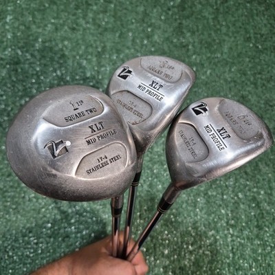 Square Two XLT  Mid Profile 1-3-5 Wood Set Steel Shaft Stiff Flex RH