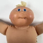 Vintage 1985 Cabbage Patch Kids Doll Baby w/ Blue Eyes Blonde No Clothes Coleco