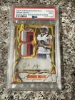 DRAKE MAYE 2024 TOPPS RESURGENCE IGNITE RPA ROOKIE PATCH GOLD AUTO /50 PSA 9