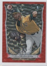 2014 Bowman Prospects Red Ice 11/25 Dillon Overton #BP60 8t7