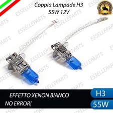 COPPIA LAMPADE H3 BLUE EFFETTO XENON LANCIA YPSILON Y 846 FENDINEBBIA 55W