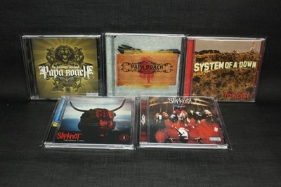 NU METAL 5 CDs lot, System of a Down, Papa Roach, Slipknot CD