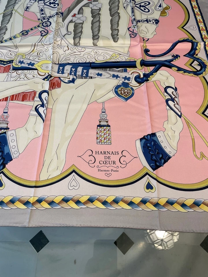 Mocador Hermes Blanco - Imagen 2 de 4