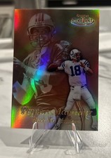 REFRACTOR 🏈1999 Topps Gold Label  Race to Marino Peyton Manning/Dan Marino #R2 